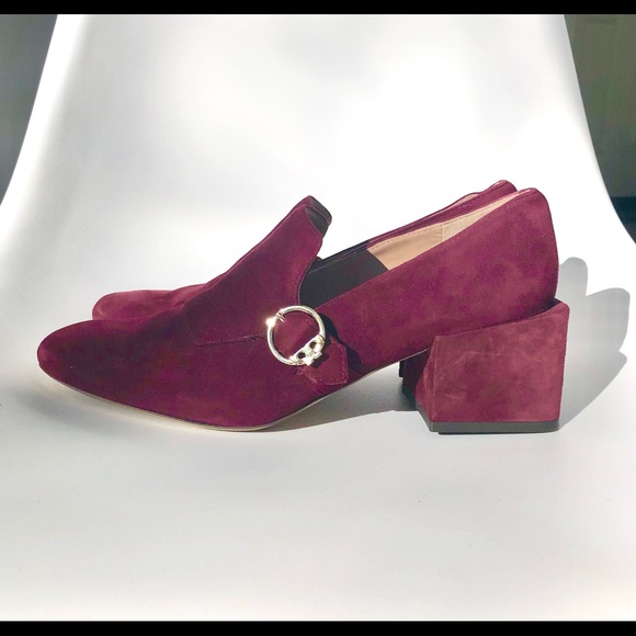 Tory Burch - Tess Loafer, Lancaster Suede, 2 inch Heel, Leather Sole, Size 9 - Picture 2 of 8